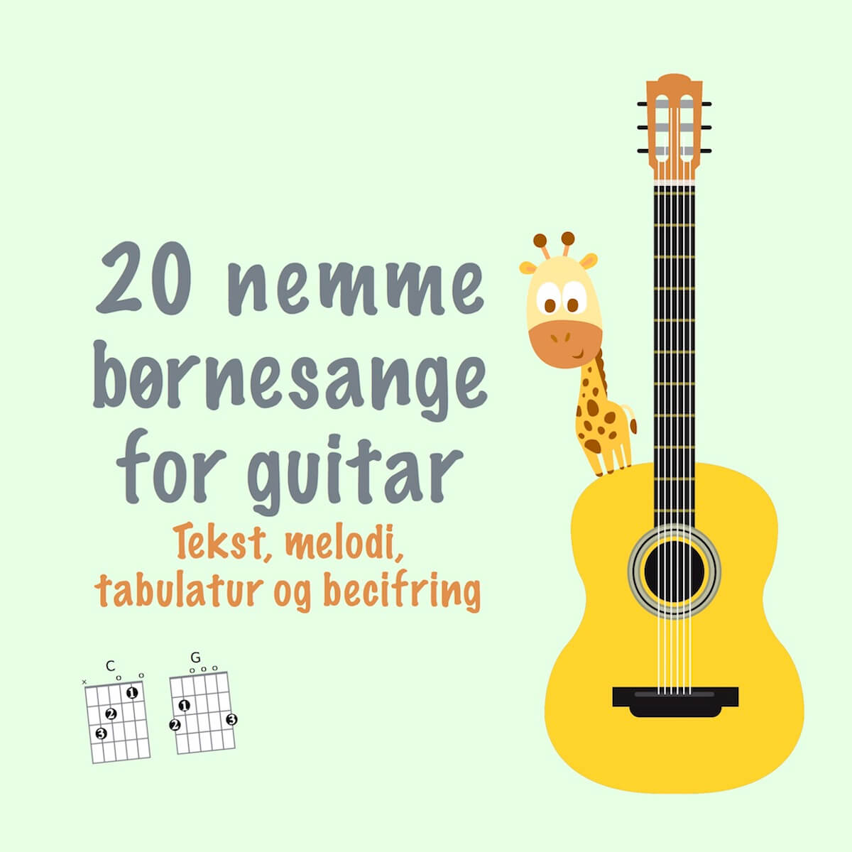 20 nemme børnesange for guitar