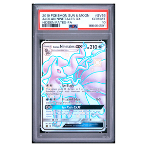 ALOLAN NINETALES GX #SV53 HIDDEN FATES-FA PSA 10