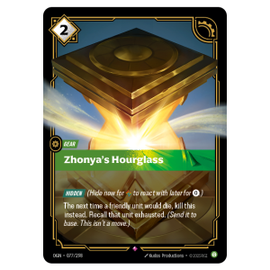 Zhonyas Hourglass [Origins]